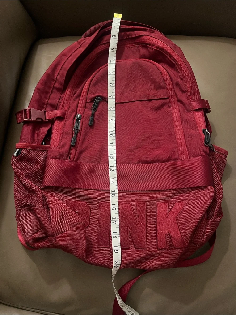 Victoria's Secret PINK Collegiate Backpack Travel Laptop Book Bag Rare - Picture 14 of 17